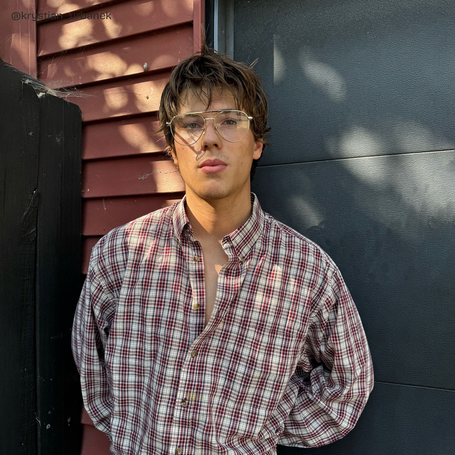 Calvin retro aviator Frame glasses Online | ZEELOOL9