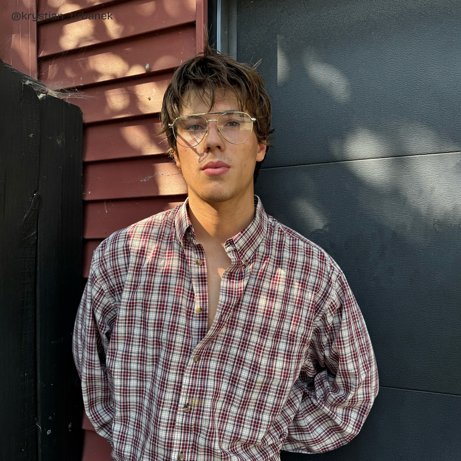 Calvin retro aviator Frame glasses Online | ZEELOOL9