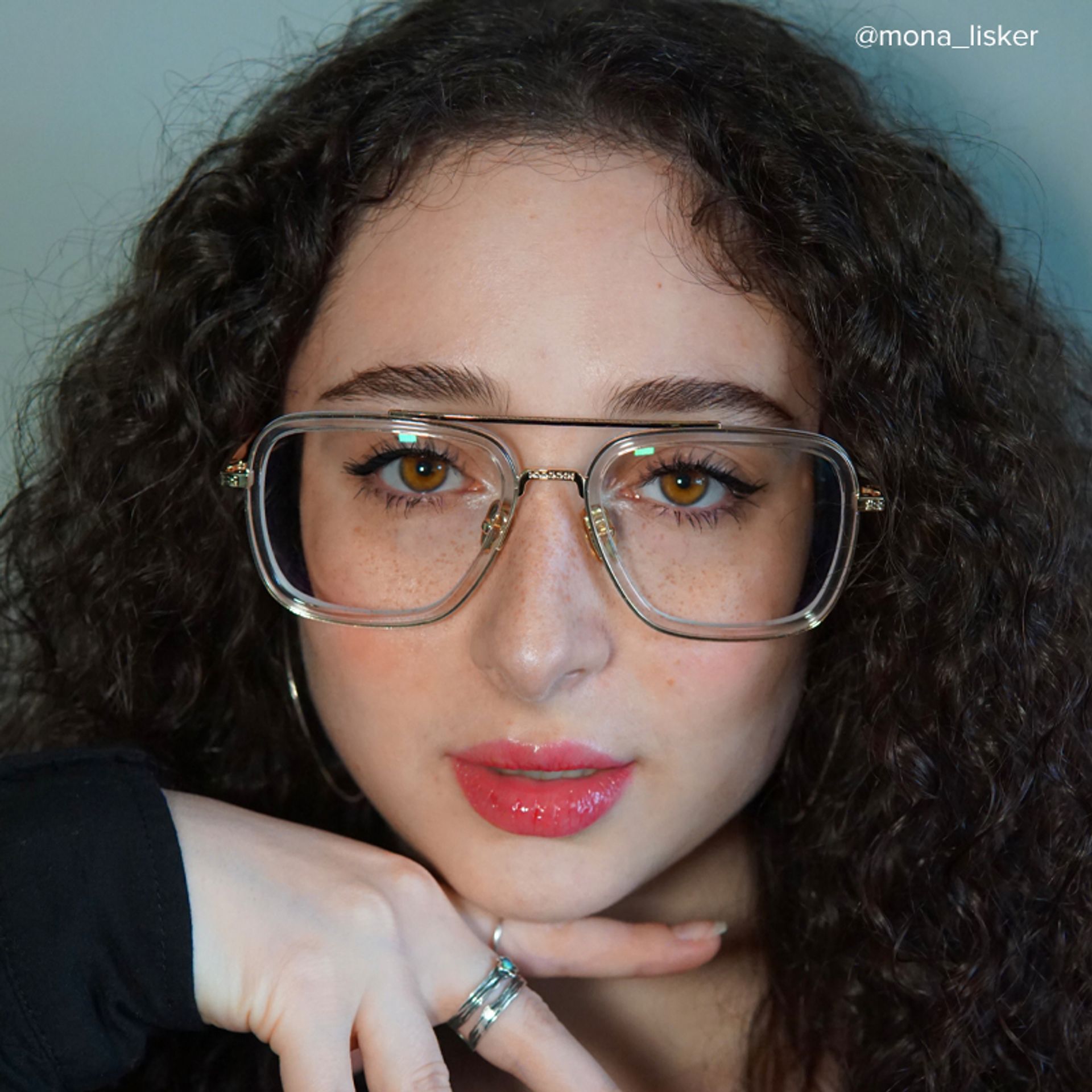 Gifford Aviator Clear Frame Glasses | ZEELOOL Canada14