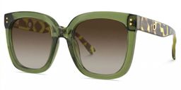 Ebony Square Green Tortoise Glasses2