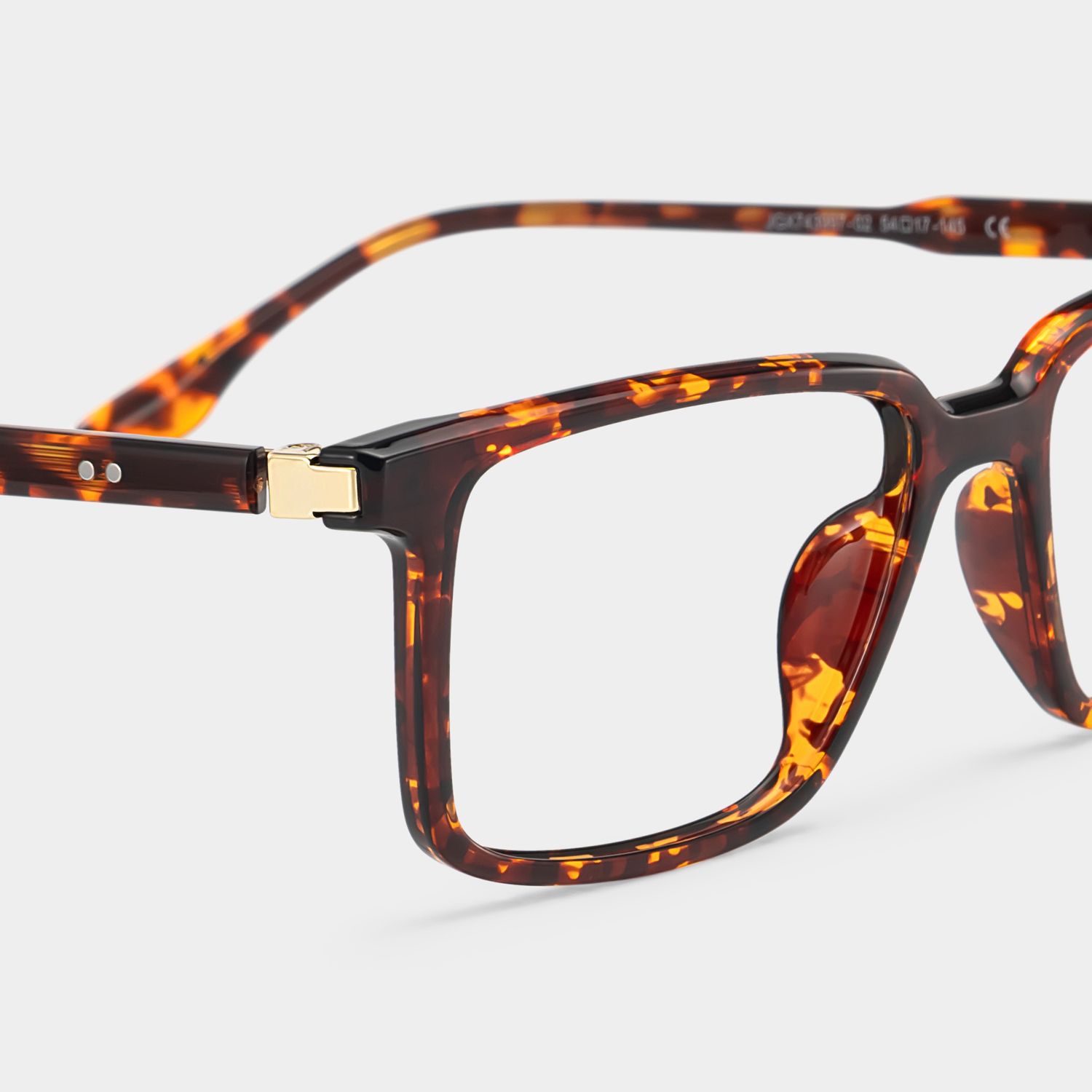 Cyrus Long Rectangle Glasses in Tortoise Frames | ZEELOOL CANADA4