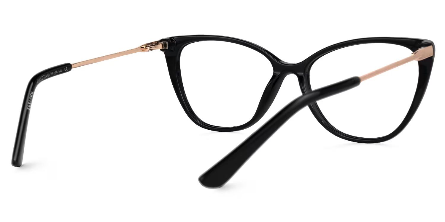 Cateye Brandi Black Glasses deals -Zeelool Glasses3