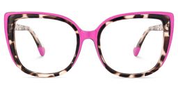 Fenn Cateye Pink Tortoise Glasses0