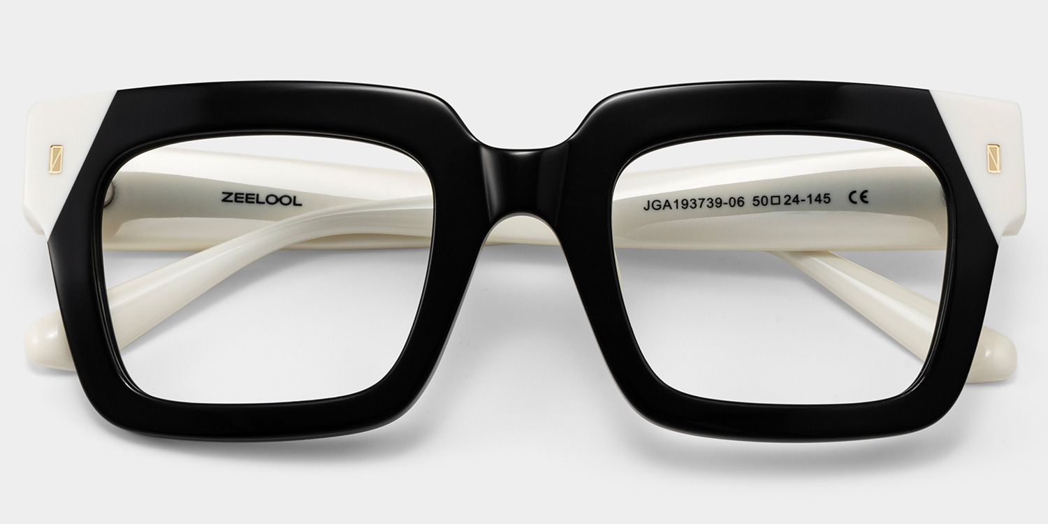Sarah wide square glasses Online | ZEELOOL2