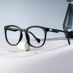 Pacheco Round Black Glasses0