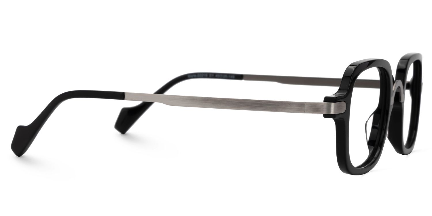 Fonrose Square Mixed-Materials Full-Frame Eyeglasses | ZEELOOL Canada2