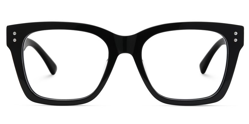 Gaydeh Rectangle Black Glasses