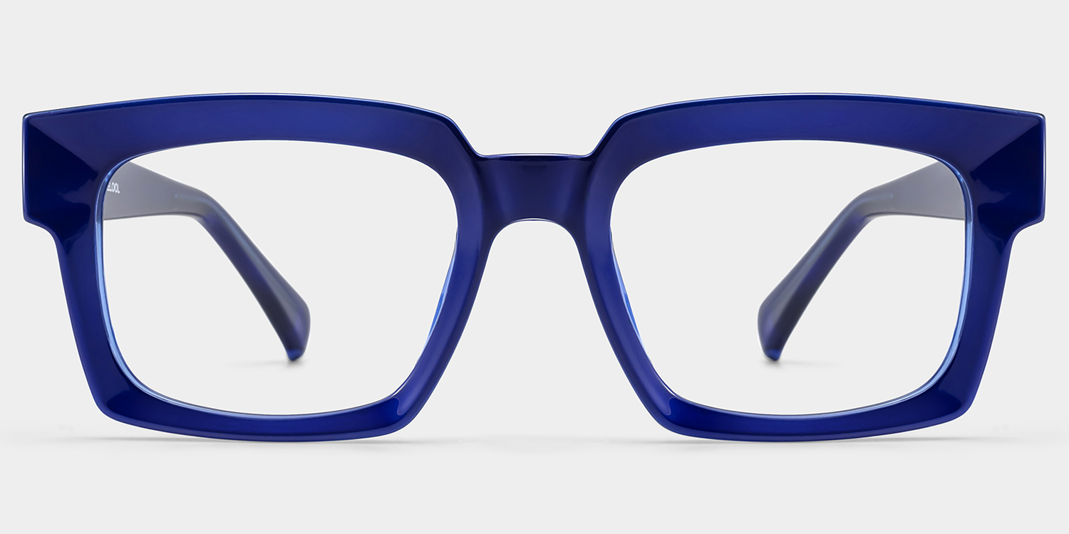 Amadeo blue full rim rectangle eyeglasses Online | ZEELOOL1