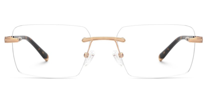 Savitrie Tortoise Rectangle Glasses