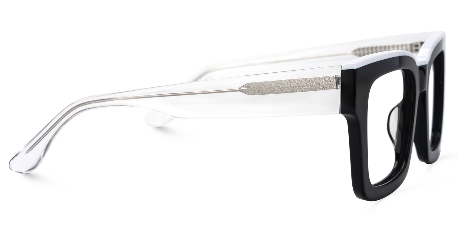 Vorse Square Glasses Black Frame for Men | ZEELOOL Canada2