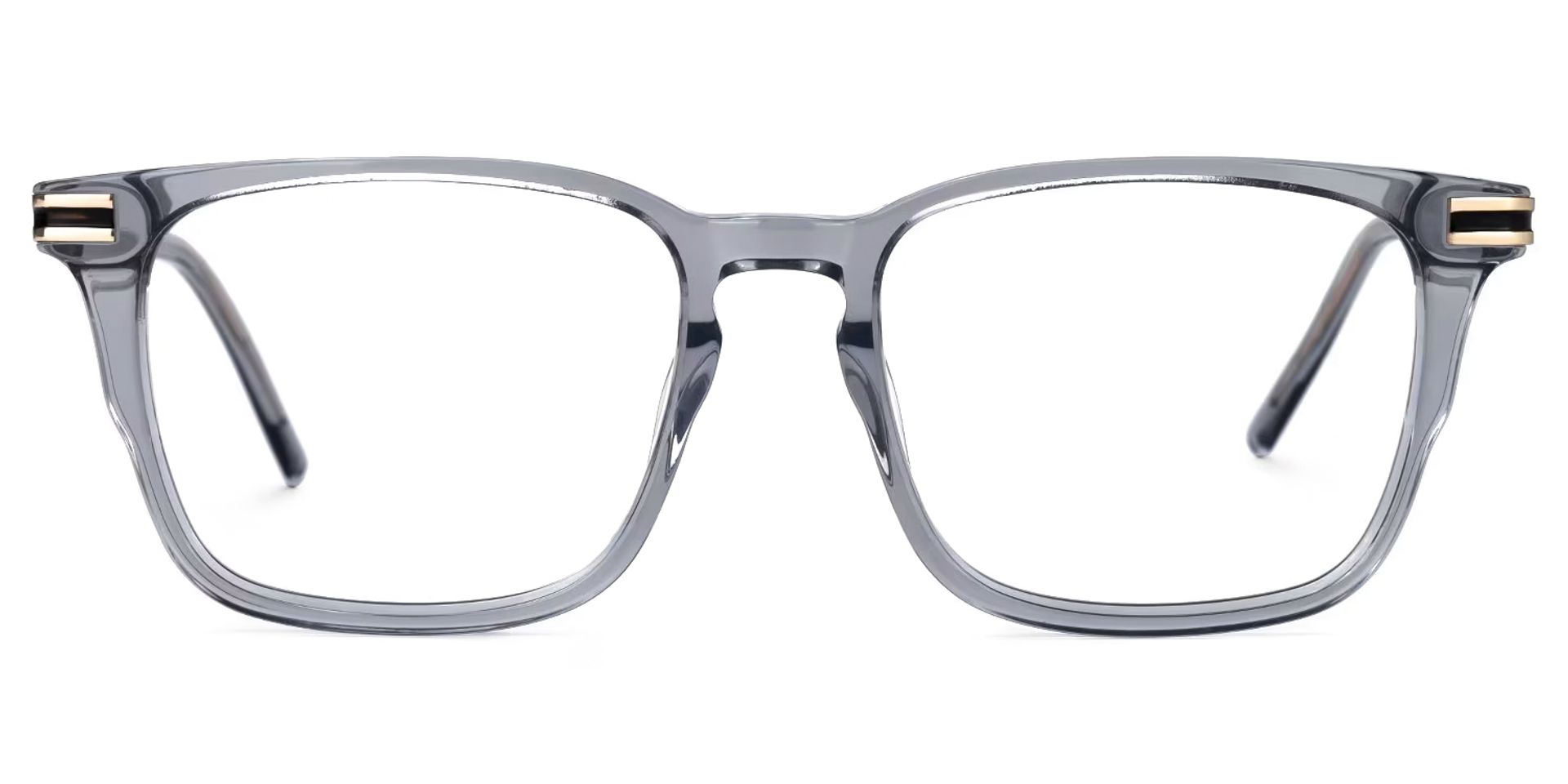 Square Kornelia Gray Glasses on sale -Zeelool Glasses0