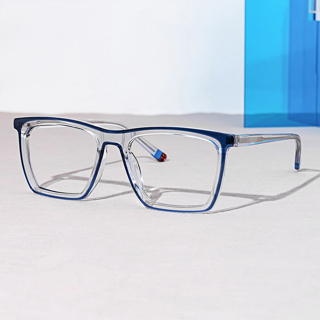 Marcia Rectangle Blue-Crystal Eyeglasses and Glasses Frames4