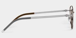Nicole Rectangle Brown Glasses3