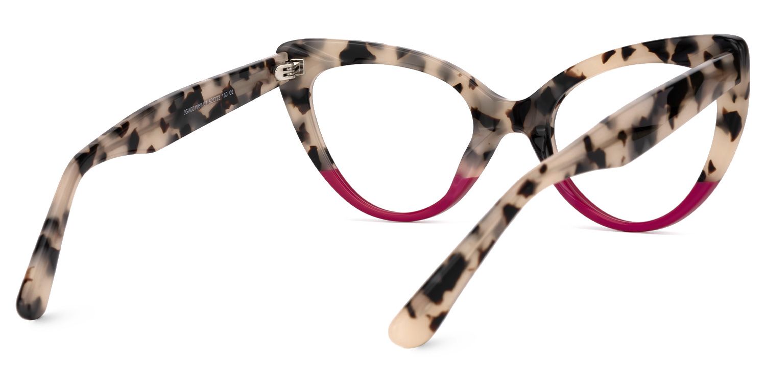 Claudette Design Frame Eyeglasses  -Zeelool Glasses3