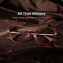 Celine  Cat-eye Red Glasses0