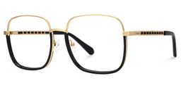 Perfecta Square Black Glasses1