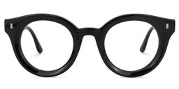Belloso Round Black Glasses0