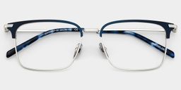 Maxwell Browline Blue Glasses1