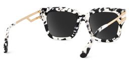 Lidia Square Cow Print Sunglasses4