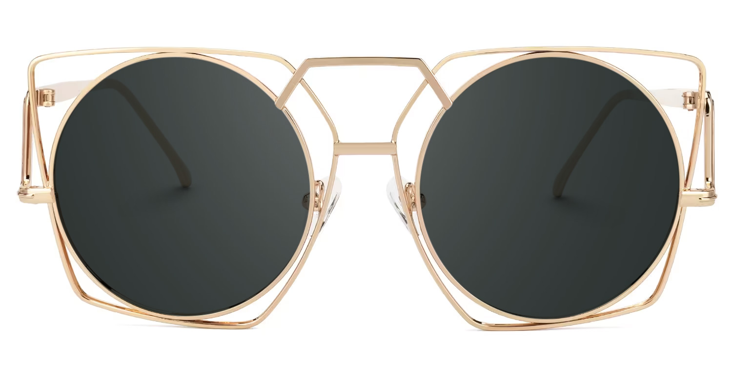 Ybarra Geometric Gold Glasses good-img