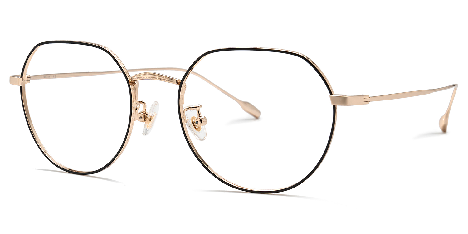 Round Titanium Eyeglasses Frames1