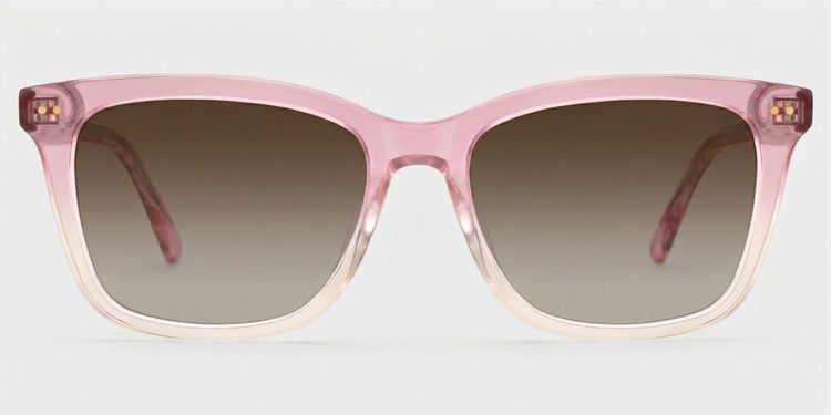 Layla Pink Square Sunglasses