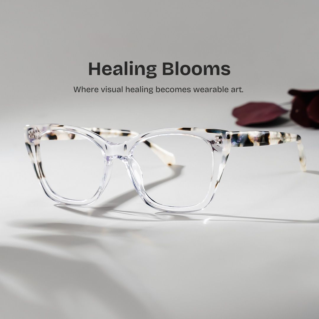 Maple Blossom Clear Butterfly Glasses | ZEELOOL0