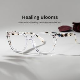 Maple Clear Butterfly Glasses0