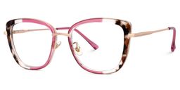Kaye Cateye Two-Tone Glasses1