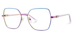 Billie Geometric Iridescent Glasses3