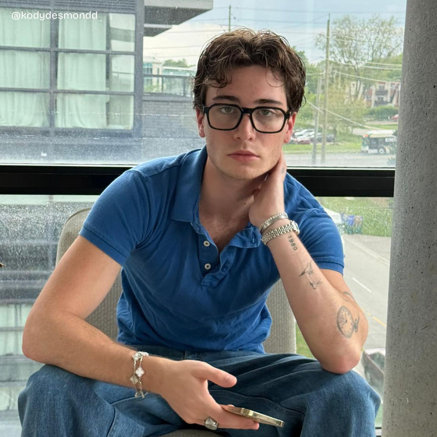 Arden Rectangle Tortoise Frame Eyeglasses for Man| ZEELOOL Canada8