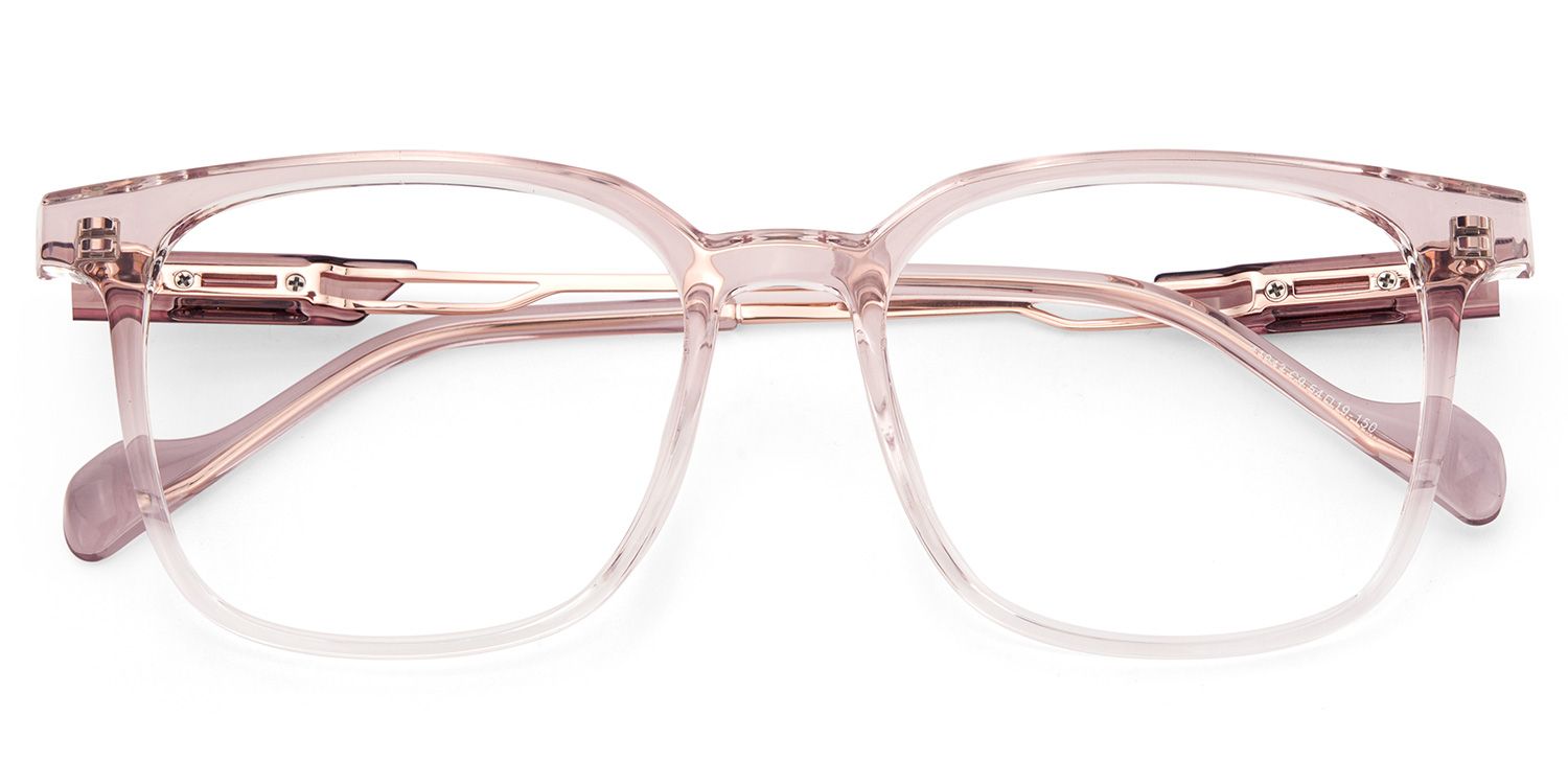 Chloe Pink Square Prescription Glasses | ZEELOOL Canada2