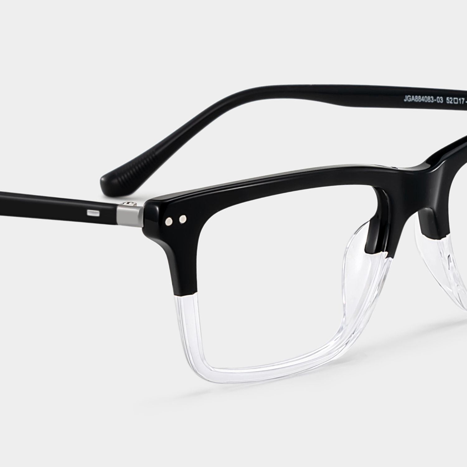Harper Two-tone Frame Prescription Glasses with Rectangle Shape | ZEELOOL4