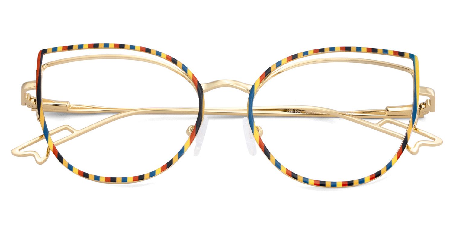 Spivey Cateye Metal Full Frame Eyeglasses | ZEELOOL Canada2