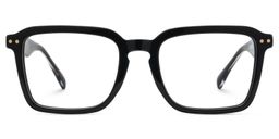 Vickerie Rectangle Black Glasses1