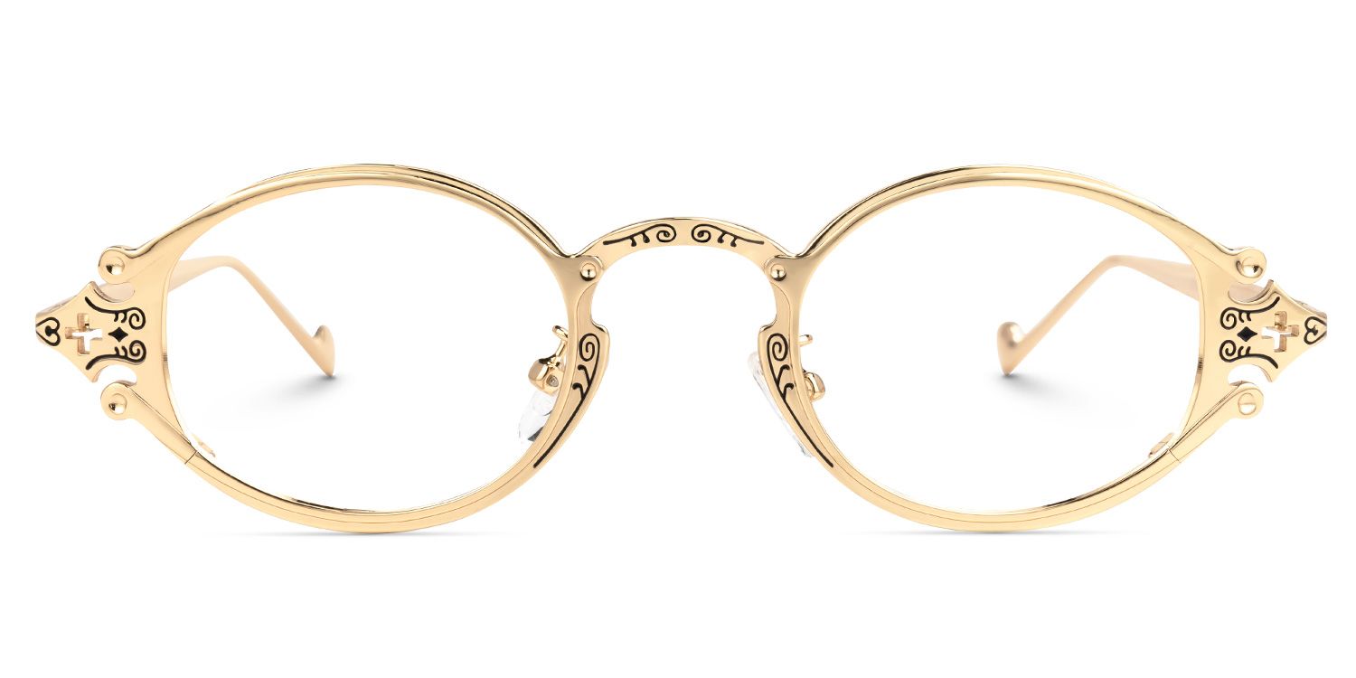 Oval Serena Silver Glasses deals -Zeelool Glasses0