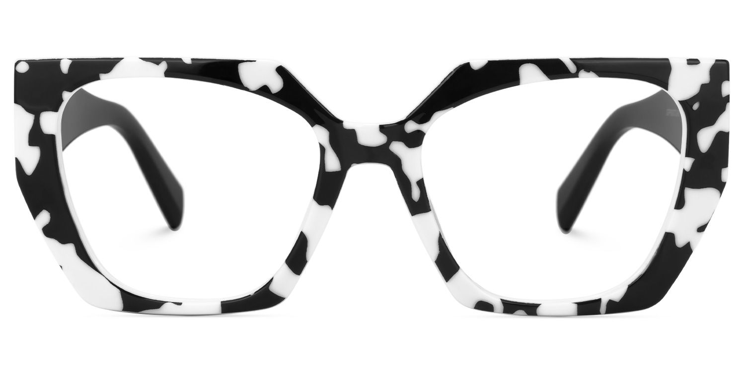 Geometric Sileidy Purple-Pink Glasses deals -Zeelool Glasses0