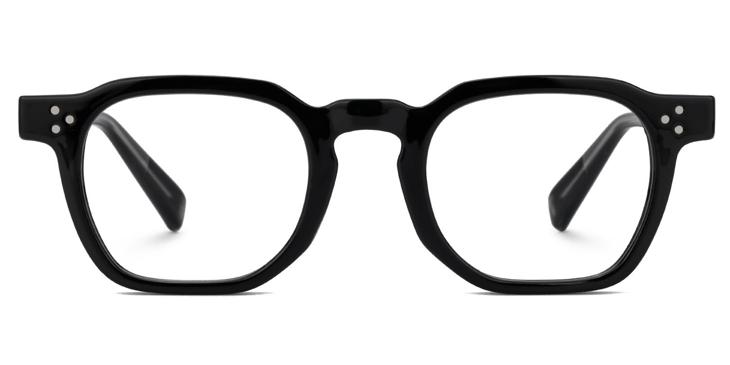 Moaya Eyeglasses in Square Black Frame | ZEELOOL Canada0