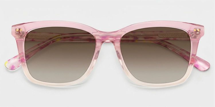 Layla Pink Square Sunglasses