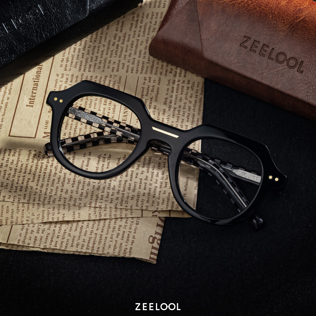 Black Geometric Eyewear - Jameica on Sale | ZEELOOL Canada4