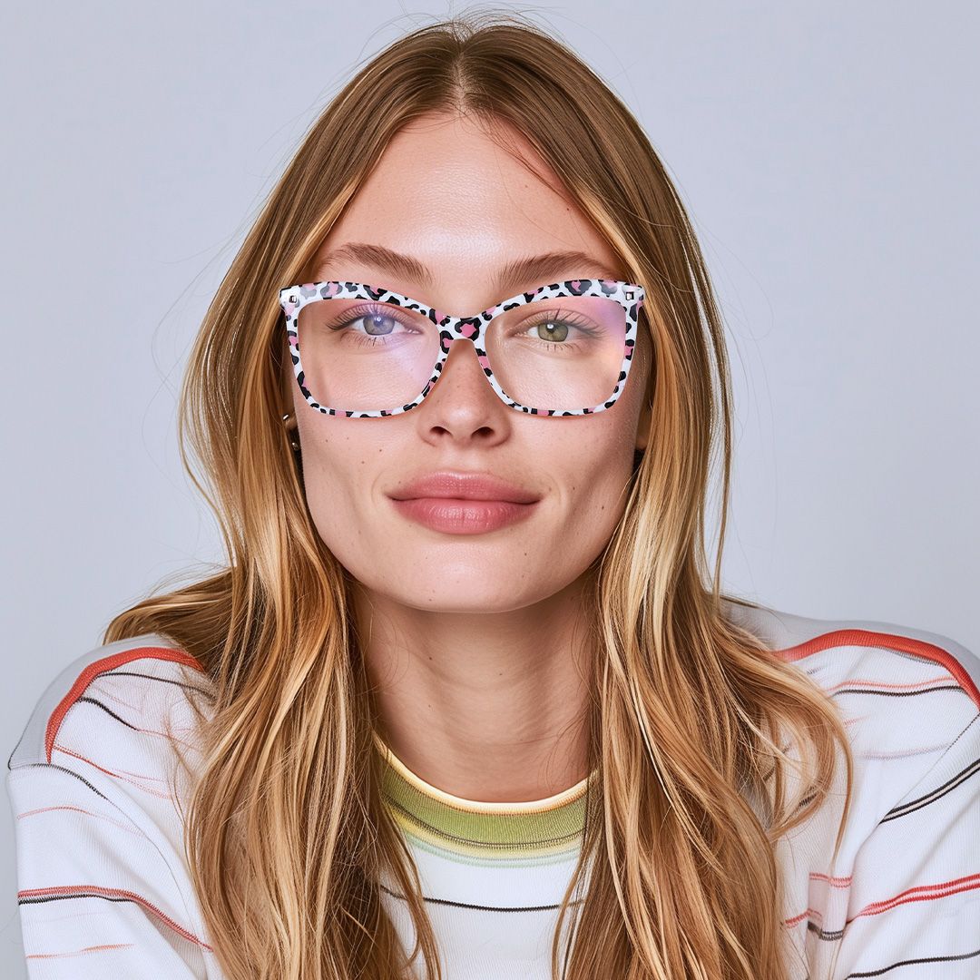 Animal Print Eye Glasses Color for Isaebella Frame Glasses | ZEELOOL Canada4