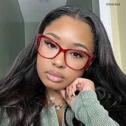 Farris Cat eye Red Glasses6