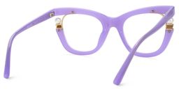 Pearl Cateye Purple Glasses5