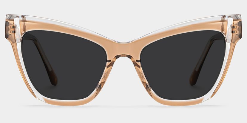 Saucie Brown Cat eye Sunglasses