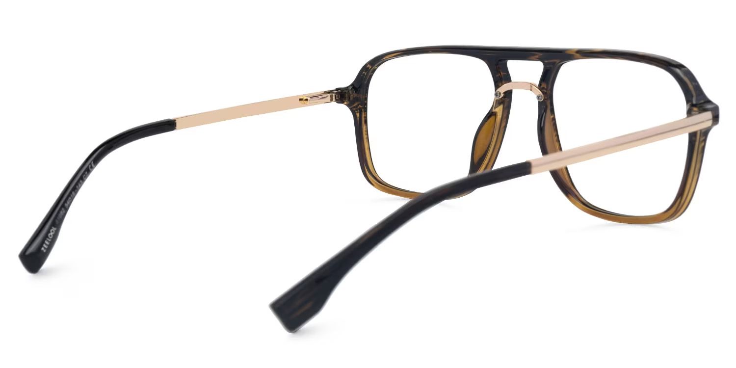 Aviator Kilworth Two-Tone Glasses deals -Zeelool Glasses3