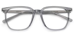 Jude Square Grey Glasses2