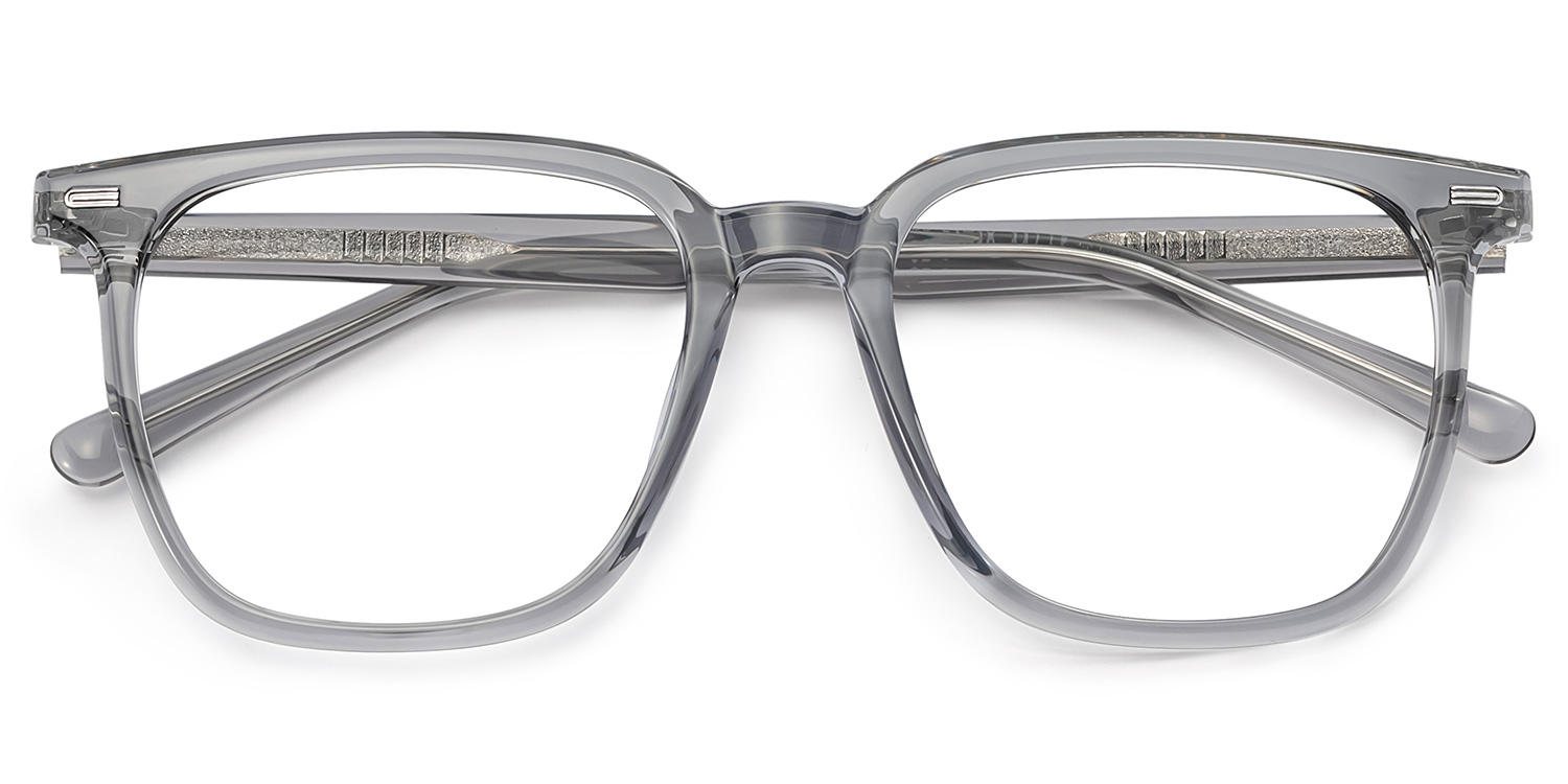 Square Grey Eyeglasses Jude TR-90 Frame Glasses2