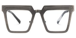Candis Square Gray Glasses0