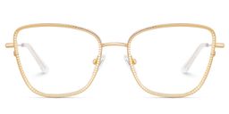 Solimar Square Gold Glasses1