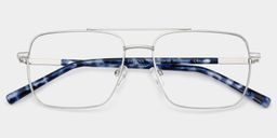 Iris Aviator Silver Glasses3